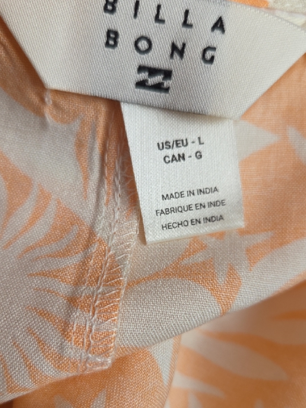 Billabong Golden Hour Peach Floral Maxi Dress - Picture 4 of 6